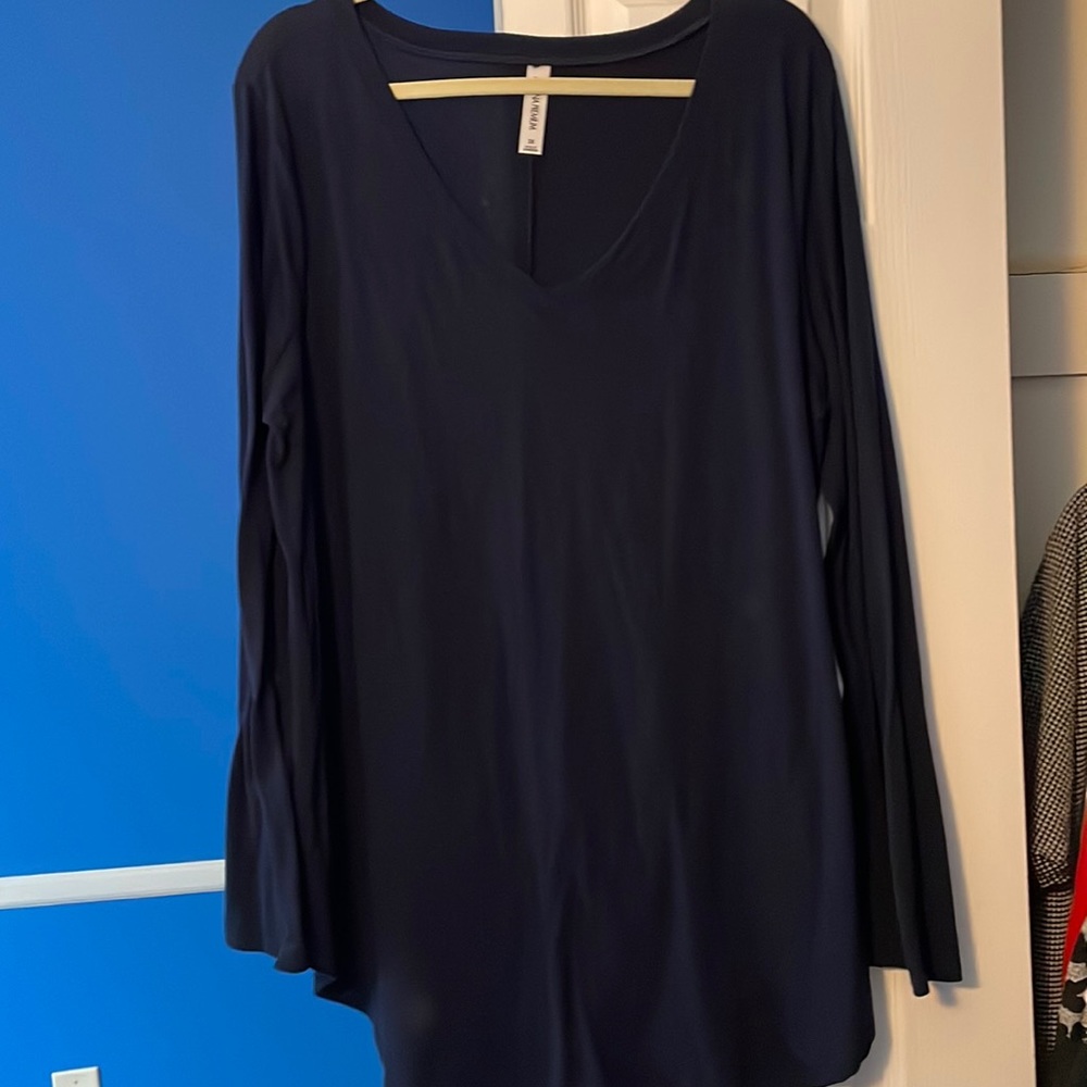Navy Long Sleeve Tee